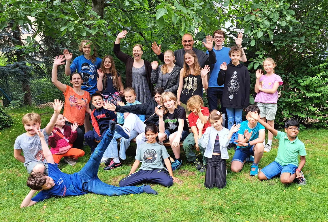 Gruppenbild beim Ministranten-Sommerfest 2024
